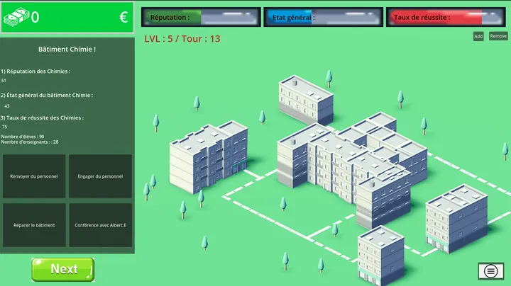 Aperçu du projet : IUT simulator